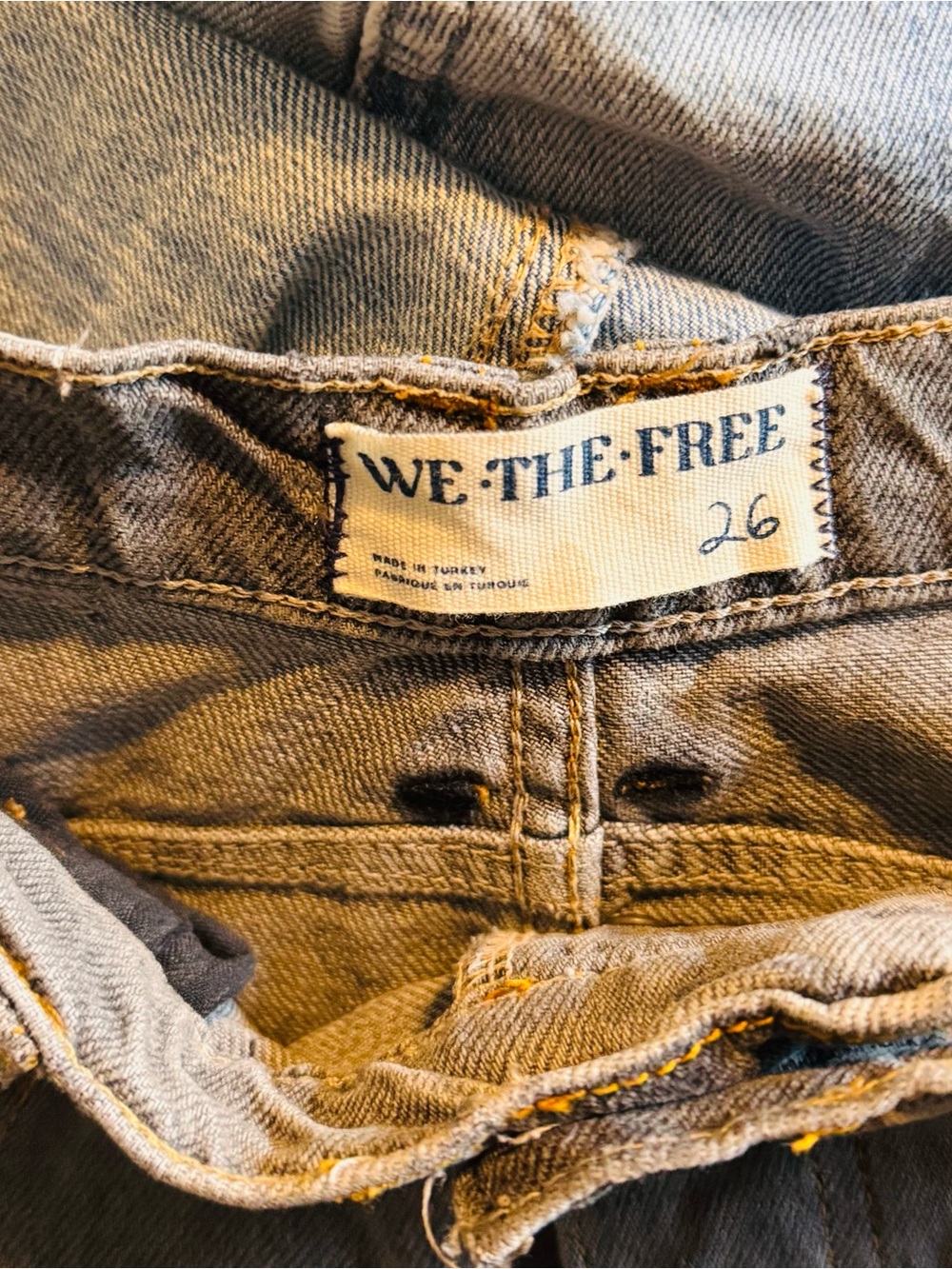 We The Free Relaxed Dark Gray Denim Jeans - Picture 2 of 2